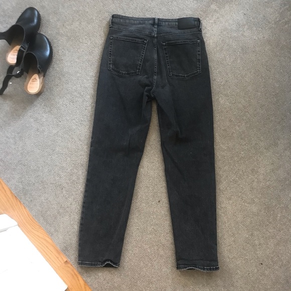 Everlane Cheeky Straight washed black Size 29 Reg - Picture 2 of 3